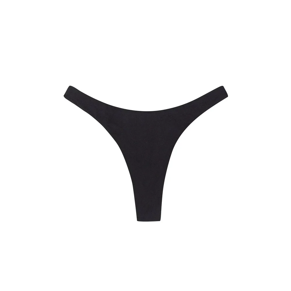 Monday Swimwear Tamarama Bikini Bottom Black Small New With Tags
